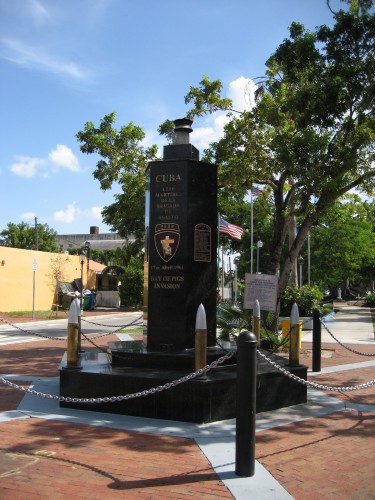 monument of martyr bay of pigs in cuban miami